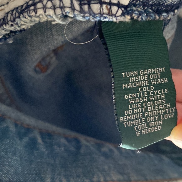 LRL Ralph Lauren “Classic Straight” Jeans Sz8 - Picture 4 of 6